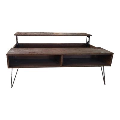 China Hot selling coffee table (height) tea table home side table above the adjustable industrial style lift for sale