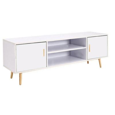 China (Size)Adjustable Stylish And Modern Wooden Furniture Living Room TV Cabinet White for sale