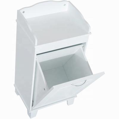 China Compact size is ideal for modern bathrooms country free standing bathroom tilt laundry basket basket for sale