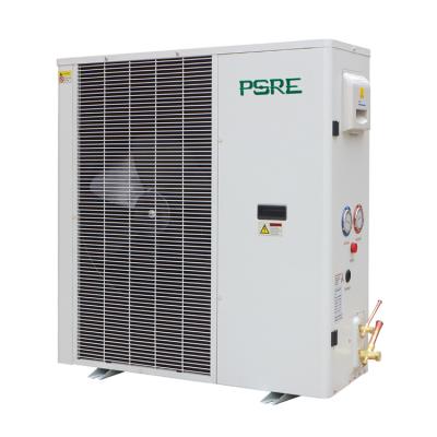 China Low / High Medium Temperature Cold Room 5 Hp High Performance DC Inverter Condensing Unit For Supermarket for sale