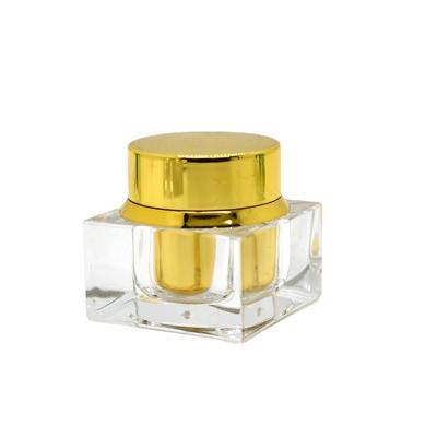 China Factory Sale 5G Korean Style Square Cosmetics Cosmetics Bottles Luxury Acrylic Cream Jar Cosmetic Packaging for sale