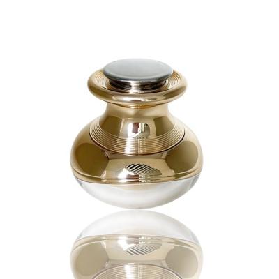 China 30G Face Cream Jar Cosmetic Luxury Acrylic Eye Cream Jar With Shake Infrared Ray Massage Vibrating Wholesale Manufacture Direct for sale