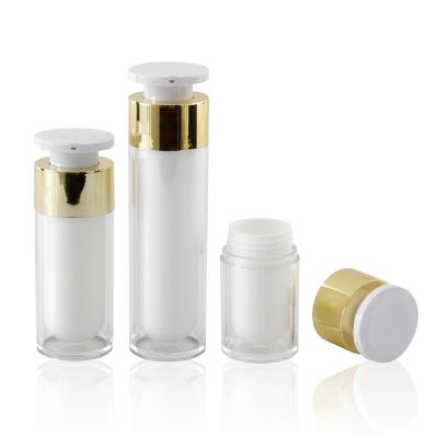 China Wholesale Cosmetic Factory Airless Containers Cosmetics Creams Jar Luxury Plastic Acrylic Lotion Bottles Cosmetic Packaging for sale