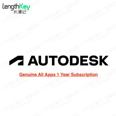 China 24/7 Autodesk Genuine Online All Apps Subscription 2024/2023/2022/2021 Mac/PC/Pad 1 Year Modeling & Rendering Software Autodesk All Apps 1 Year Subscription for sale