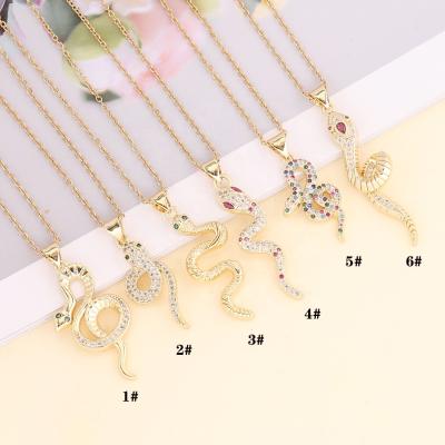 China Zircon PJ-C355 Punk Necklace Card Mark St Mary Necklace 18K Gold Pendant Necklace for sale