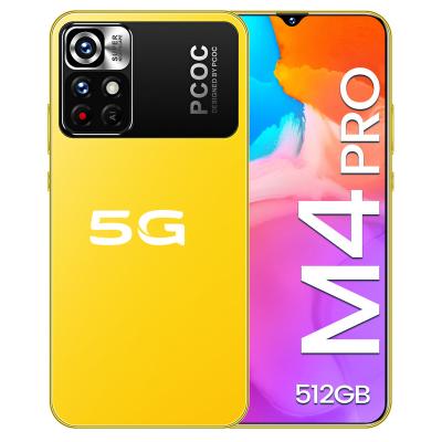 China Dual SIM Card New Arrival M4 PRO 12gb+512gb Original 16MP+32MP Face To Open Full Display Android Cell Phone Smart Cell Phone 10.0 for sale