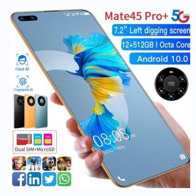 China Available Hot Selling Mate 45 Pro 12GB+512GB SDK 7.2 Inch Full Display Android 10.0 Mobile Cells Smart Phone for sale