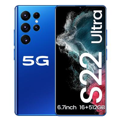 China Hot Selling SDK S22 Available ULTRA 16GB+512GB 6.7 Inch Full Display Android 10.0 Mobile Cells Smart Phone for sale