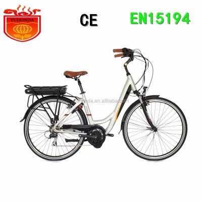 China Aluminum Alloy Holland Lady Dutch Ebike 28