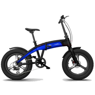 China 2019 New Aluminum Alloy e Bike Fat Frame Hidden Battery 20 Inch Tire Alloy Mini Folding Electric Bike CE/EN15194 Approved for sale