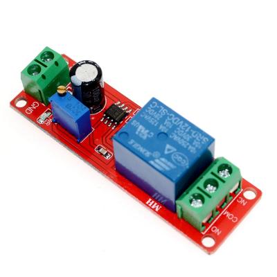 China NE555 Timer Switch Adjustable Module DC 12V Delay Relay 0~10S NA390 Time Delay Shield for sale