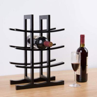 China WELLAND Wine Rack Wooden Wine Rack Wooden Wine Rack Bamboo Bottle Wine Racks for sale