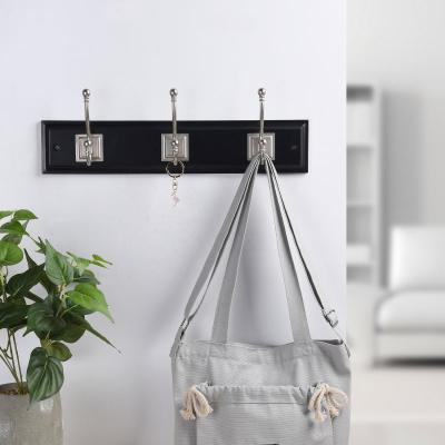 China Vintage Viable Wall Mounted Racker with 3 Hooks for Home Storage for sale