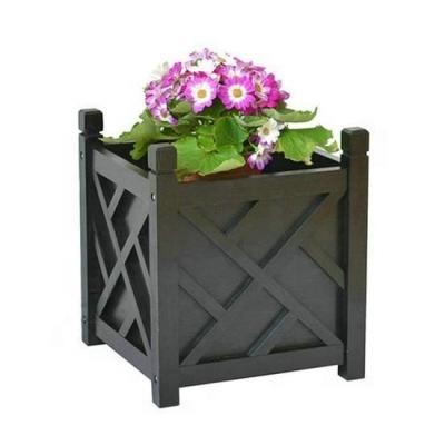 China American Chippendale Style Wooden Planter Boxes Patio Flower Planters for sale