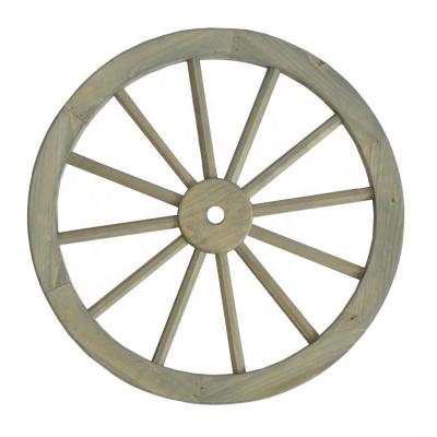 China Wooden Wall Hanging Wheels 24inch, 32inch, 36inch Stain Finish GWW32 for sale