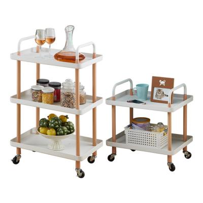 China Wholesale Kitchen Stocked Trolley Vegetable Storage Cart Organizer Storage Rack For Factory for sale