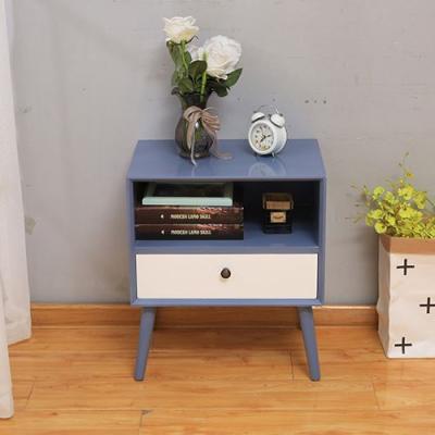 China (Other) Elegant Wooden Adjustable Bedside Table Storage Cabinet Small Bedroom Storage Cabinet for sale