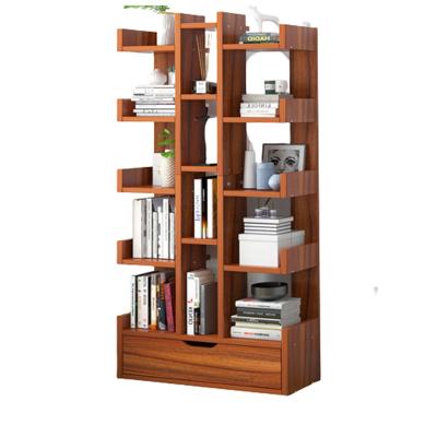 China Single Shelf Study Storage Bookcase (Other) Adjustable Multi-Layer Bedroom Space-Saving Rack Book Shelf for sale