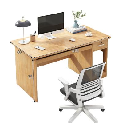 China Simple modern home office computer desk workbench desk office furniture desk and chair combination single seat for sale