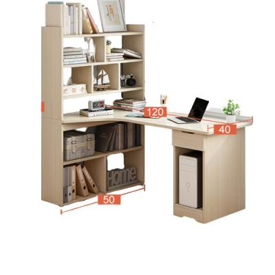 China Other Hot Selling Single Desk And Shelf Combination Bedroom Corner Computer Desk Simple Desk For Study And Work for sale