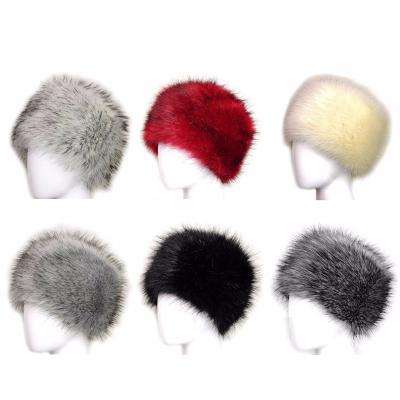 China Wholesale Dome Like Russian Cossak Style Faux Fur Winter Cossack Real Fur Bomber Style Comfortable Hats Women Pink Russian Hats for sale