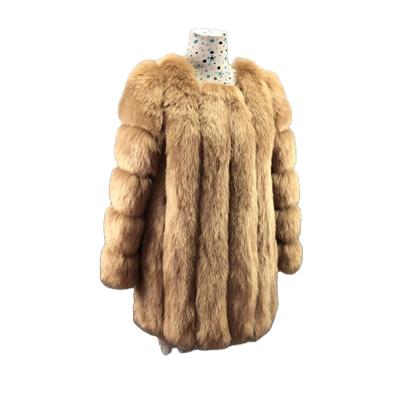 China S-4XL Winter Faux Fox Fur Coat Long Faux Fur Coats Blue Red-Pink Women's Faux Fur Jacket Luxury Thin Blue Red Pink for sale