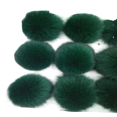 China Eco - Friendly Real Fox Fur Ball Using For Fur Pendant Key Chains Clothing Accessories for sale