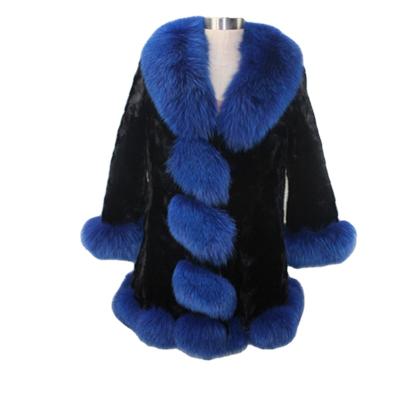 China Real Viable Wholesale Genuine Fur Coat from Mink Fur Coat for sale