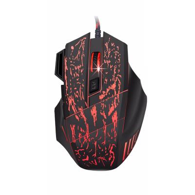 China 3D 7 Button USB Computer Mouse Colorful Breathing Light Gaming Optical Backlit Wired Mouse for sale