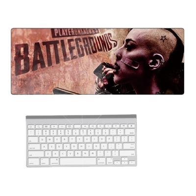 China Mousepad HEATER PlayerUnknown's Gaming Battlegrounds Eat Chicken Mouse Mat Creative Table Mat Oversized Mouse Pad for sale