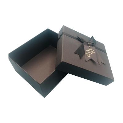 China Customized Recyclable Hot Stamping Jewelry Packaging Box Black PU Bangle Box for sale