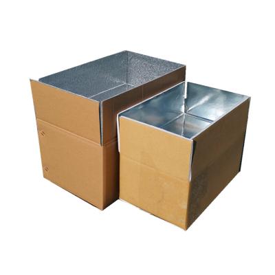 China Recyclable Sample Insulation Food Spare Corrugated Lunch Insulated Cardboard Cooler Mailing Box For Shipping for sale