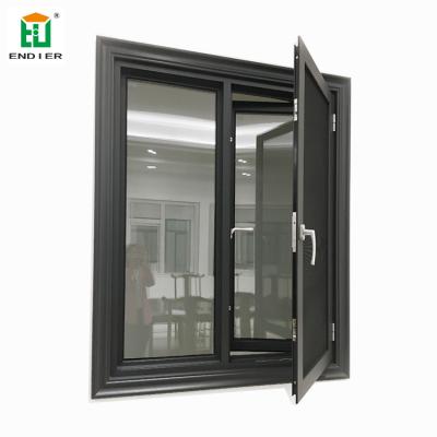 China Bangladesh Aluminum Small Mesh Window Net Design Sliding Swing Windows With Fiber Mosquito Windows Net for sale