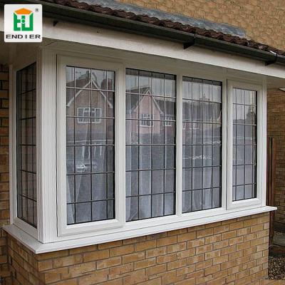 China Fixed Bronze Burglar Proof Changing Wood Windows To Aluminum Bow Window Replacement for sale