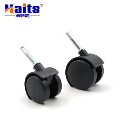 China Table Haits Furniture Hardware Swivel Plate Caster 6 Inch Rubber Caster Wheel for sale