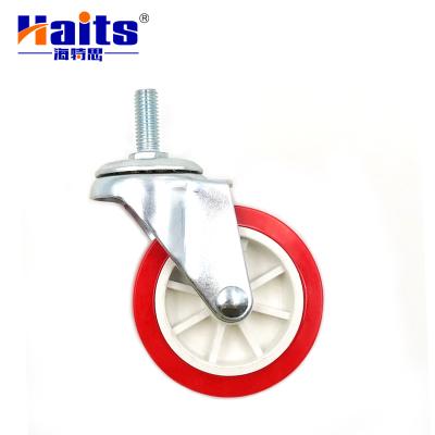 China Rubber PIVOT Caster Wheels Manufacturer Diameter 50mm 75mm Swivel PVC Caster for sale