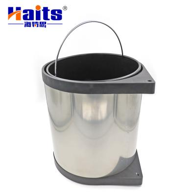 China Sustainable Integrated Kitchen Storage 12L Stainless Steel Kitchen Waste Bin for sale