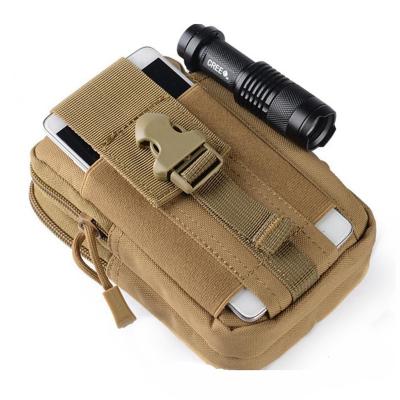 China Hunting Accessories Pouch Men's Molle Hunting Tactical Bags Phone Pouch Belt Waist Bag Military Packet Pouch Camouflage Outdoor Bag For Iphone for sale