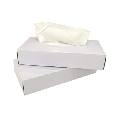 China Wholesale Custom Flat Box Tissue Box Pack Disposable Facial Towel Tissue Paper for sale