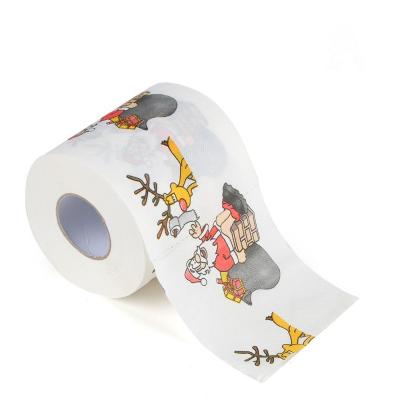 China Virgin Wood Pulps New Year Gifts For Christmas Promotion Roll Paper Toilet Paper For Home Bathroom Toilet Tissue Tissue for sale