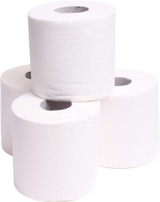 China Virgin wood pulp facoty 100% virgin wood pulp China factory natural 3 ply roll toilet paper for sale