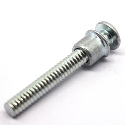 China Manufacturer Custom Mild Steel Steel Arched Key Ring Groove Rivets Rivet Ring for sale