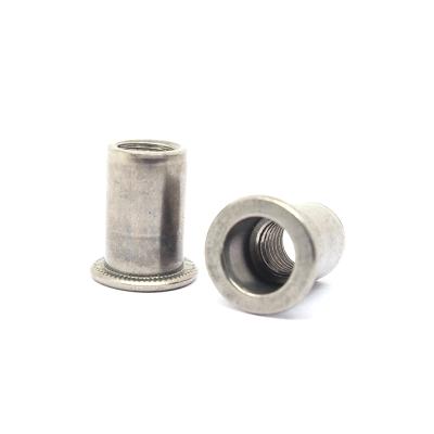 China General Industry Open Type Rivet Nut Flat Blind Head Stainless Steel Rivet Nut for sale