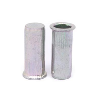 China General Hot Selling Industry End Rivet Nut Thin Steel Blind Narrow Head Rivets Knurled Nut for sale