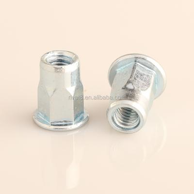 China Heavy Industry M3-M12 Blind Rivet Rivet Nut Flat Head Blind Rivet Nuts for sale