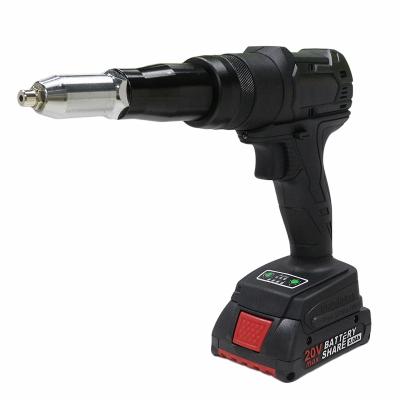 China All 802H Electric Stack Rivet Gun Tool 3.2-4.8mm Factory Material Cordless Riveting Good Quality Rivet Gun for sale