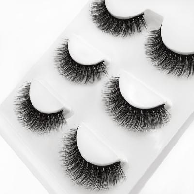 China Wholesale False EYE Area Lashes 5 Pair Strip Mink 3d Lashes Fluffy Lashes for sale