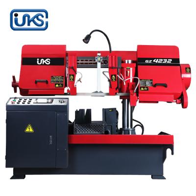 China Building Material Shops GZ4232 CNC Horizontal Band Saw Machine Metal Cutting Machine Band Saw for sale