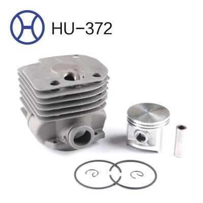 China Cultivate hot sale 50mm chainsaw cylinder piston kits HUS372 garden tools spare part hairun from professional manufacturer for sale