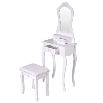 China (Other)Adjustable White Dressing Table Mirror Furniture Dressing Table for sale